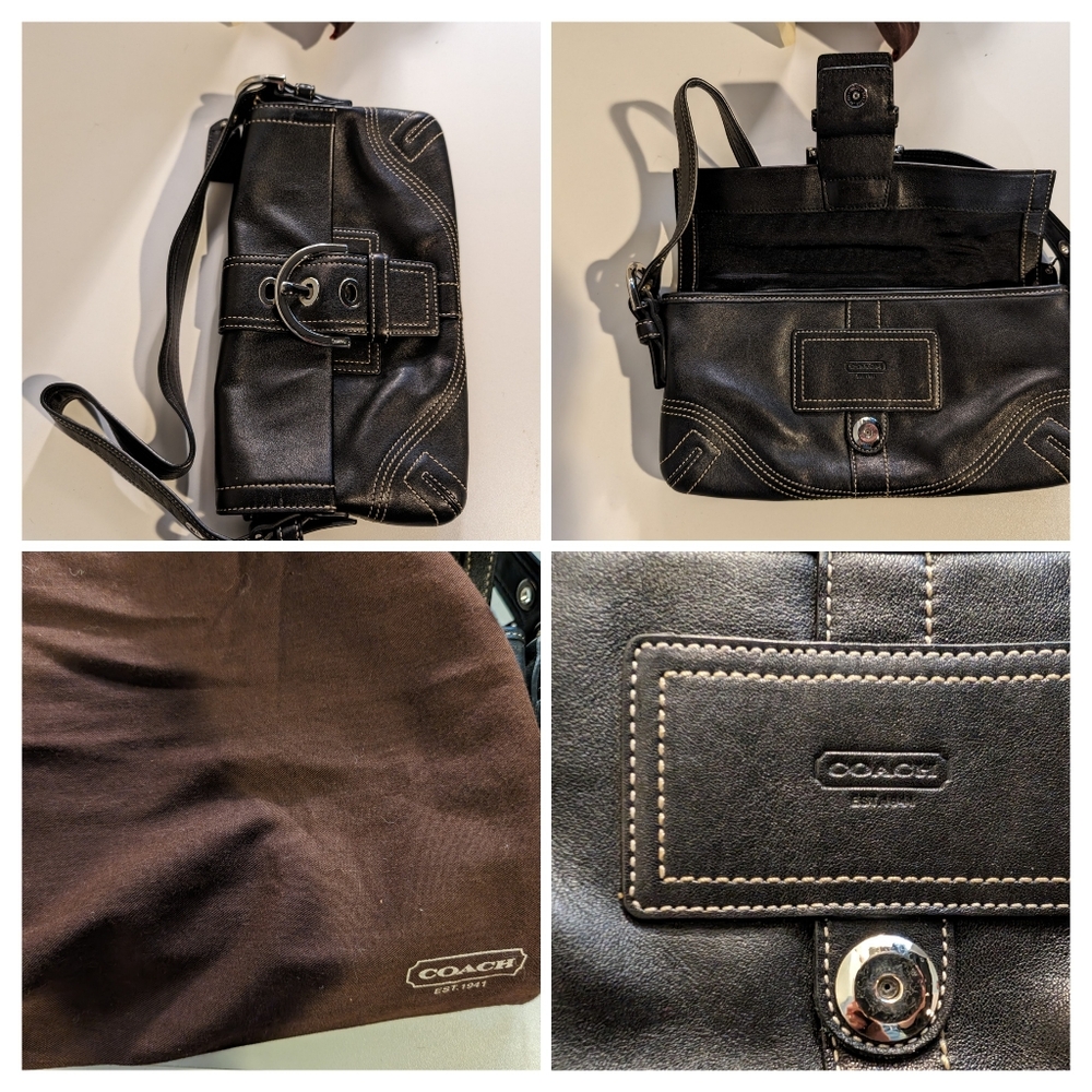 Coach baguette handbag